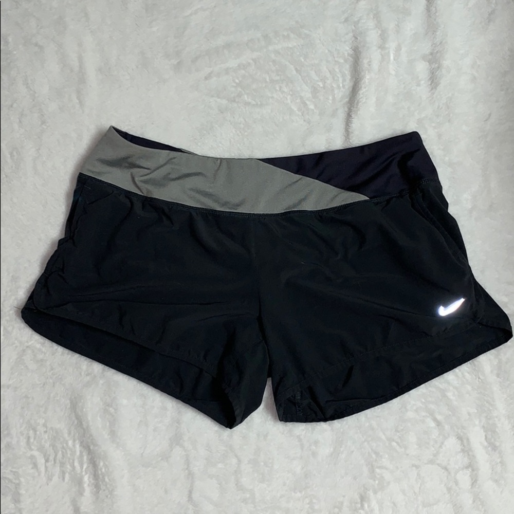 Gray Nike dri fit athletic shorts